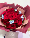 紅玫瑰鮮花花束